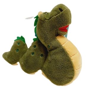 🍒4 for $20🍒 OGOPOGO Okanagan Lake Monster Serpent Green Plush Soft Kids Toy